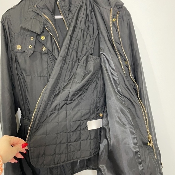 Michael Kors Black Jacket with Detachable Vest - Picture 4 of 10